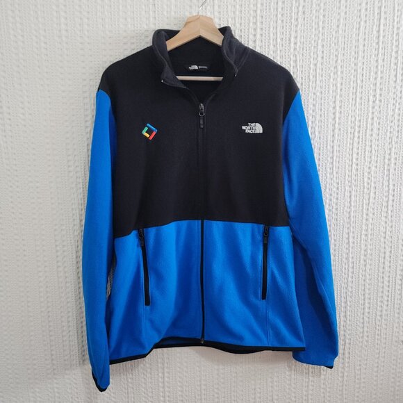 The North Face Men's Fleece Zipper Jacket with Google Logo Size Large - Picture 3 of 11